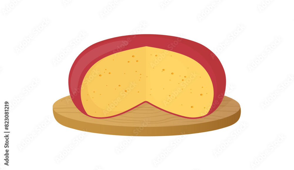 piece of cheese in cartoon style piece of cheese in cartoon style