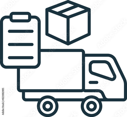 Fulfillment icon. Monochrome simple Virtual Assistant icon for templates, web design and infographics