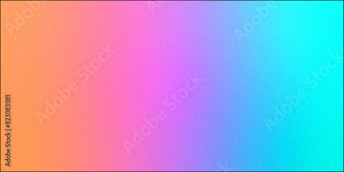 Abstract gradient with grain texture vintage noisy decorative background.