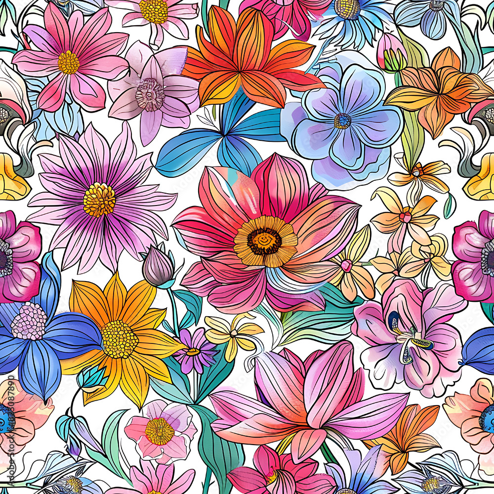 Seamless Floral pattern Seamless Floral pattern