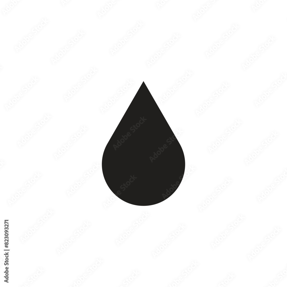 Flat drop icon symbol vector Illustration. Flat drop icon symbol vector Illustration.