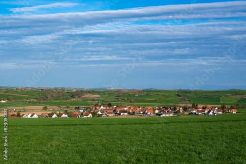 Village de Reutenbourg (Alsace, France)