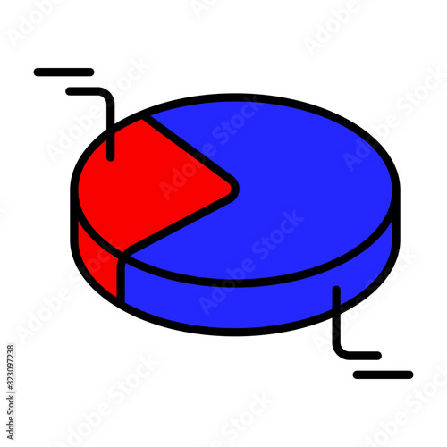 Diagram with exit poll icon. Elections, analysis, evote, check stamps, voting, candidate, voter, polling station, president, parliament, electronic voting, debate, election campaign.