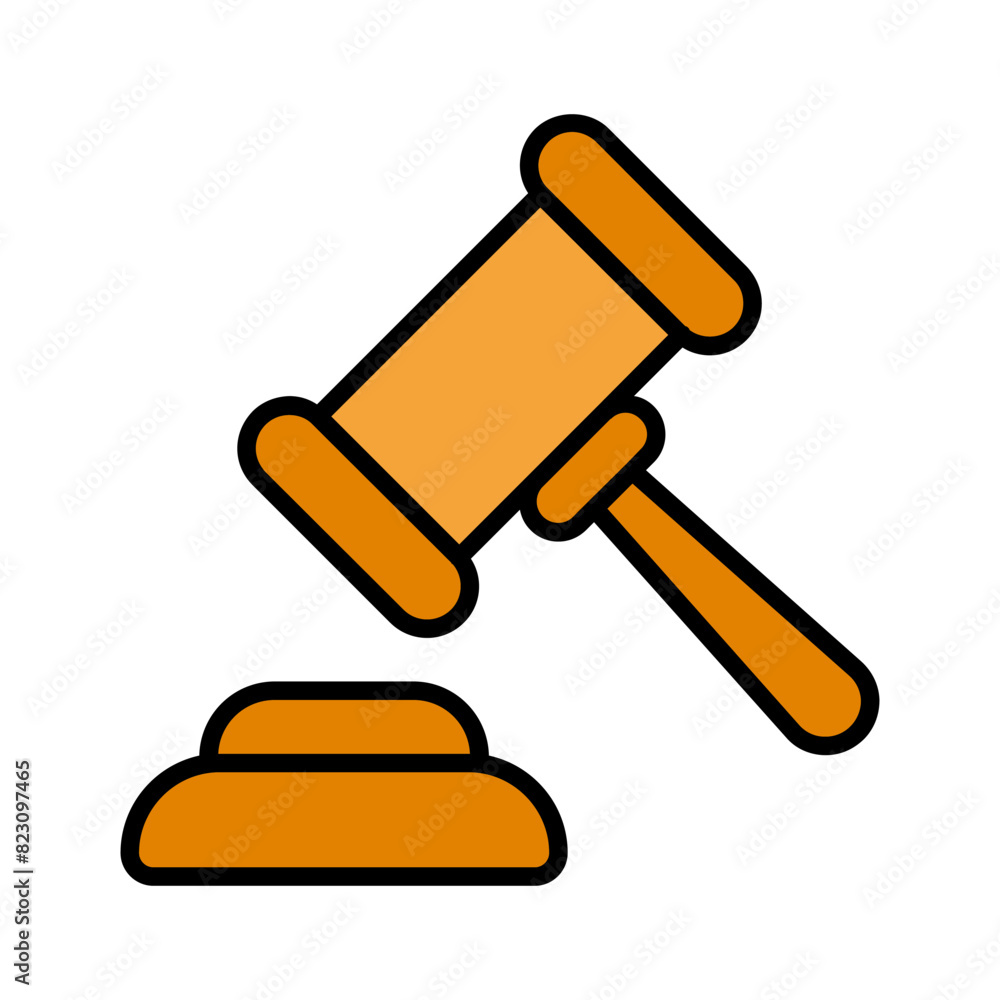 Judges hammer line icon. Gavel, court, justice, judge, constitution, rights and responsibilities, truth, oath on the Bible, accusation, prison term, pardon, crime, prosecutor, lawyer. Judges hammer line icon. Gavel, court, justice, judge, constitution, rights and responsibilities, truth, oath on the Bible, accusation, prison term, pardon, crime, prosecutor, lawyer.