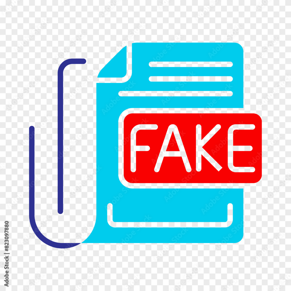 Fake news set icon. Newspaper, fake label, misinformation, media deception, hoax, false reporting, digital age, disinformation, news literacy.