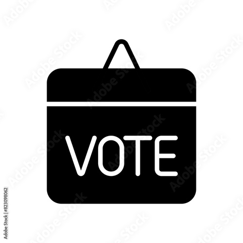Election set icon. Vote, government building, demonstration, voters, electronic voting, manual voting, approval, disapproval, megaphone, voting results, public speech. Elections, democracy.