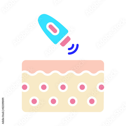 Skin care line icon. Cleansing, UVB, AHA, BHA, acid, exfoliating, moisturizing, rejuvenating, blackheads, pimples, sebum, pores, regimen, epilator, ultrasonic cleaning, cream, sun and cold protection