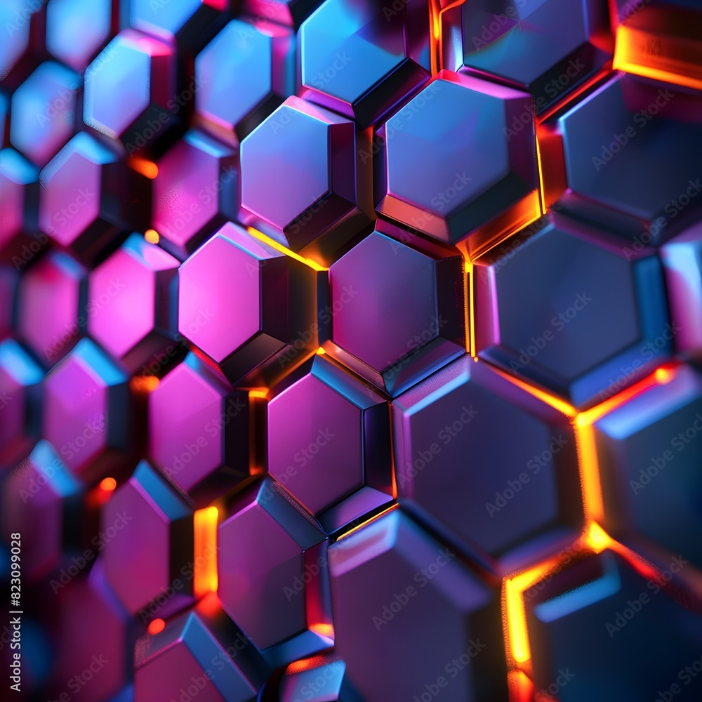 Close up of illuminated cubes Close up of illuminated cubes