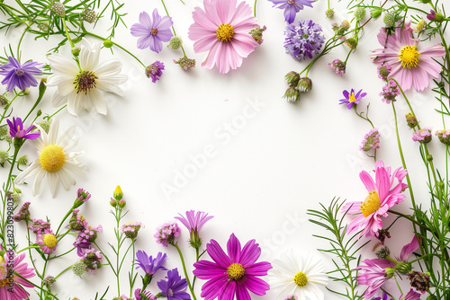 A flower arrangement with a white background