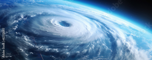 Majestic Hurricane Viewed From Space