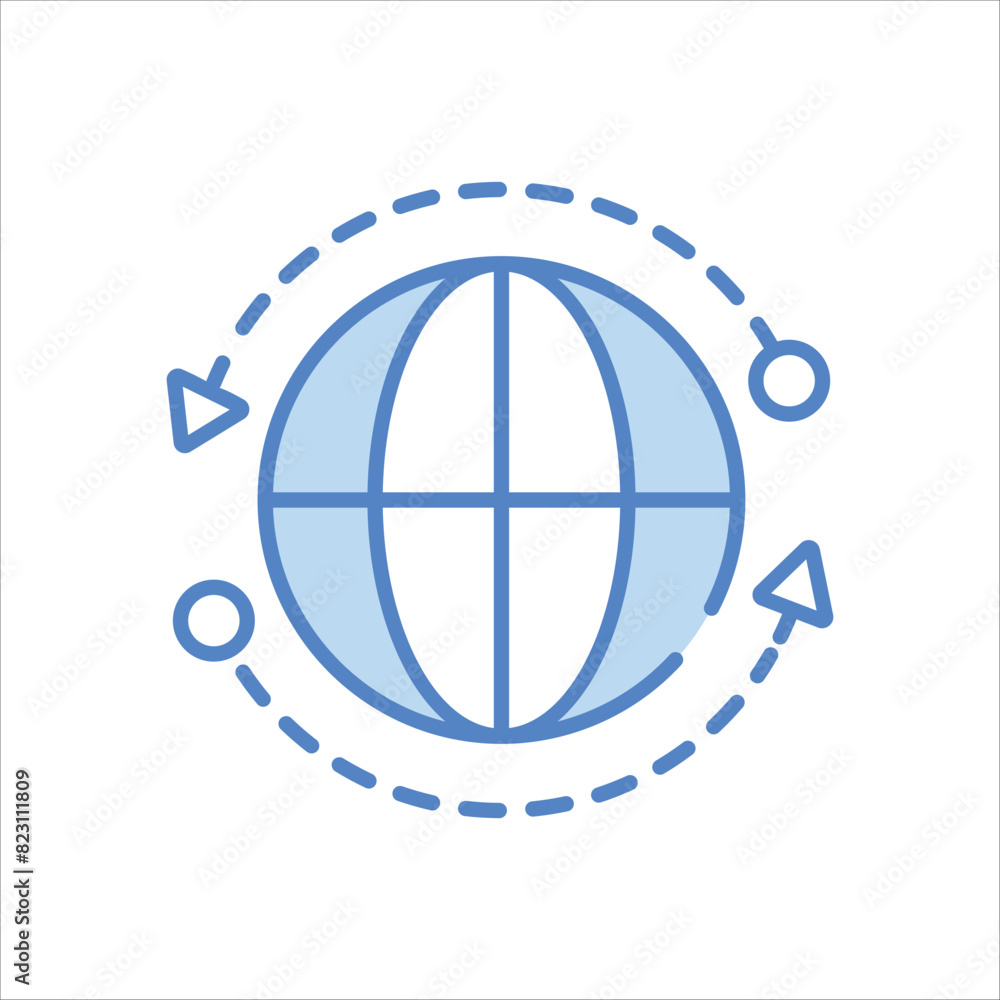 Rotational Motion Icon editable stock vector icon Rotational Motion Icon editable stock vector icon