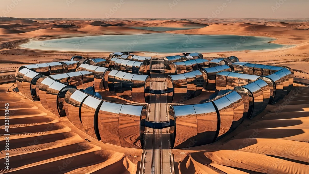 NEOM Desert City project Saudi Arabia Futuristic Eco city Buildings ...