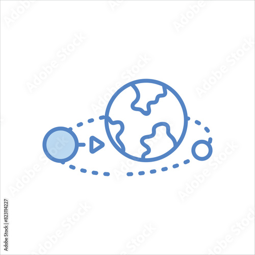 Gravitation Icon editable stock vector icon