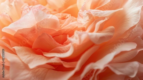 Wallpaper Mural Peach Fuzz Pfirsichflaum with rose petals captured close-up Torontodigital.ca