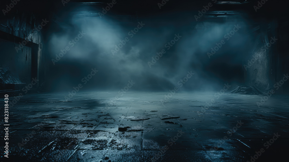 Abandoned Warehouse: Shadows and Fog Abandoned Warehouse: Shadows and Fog