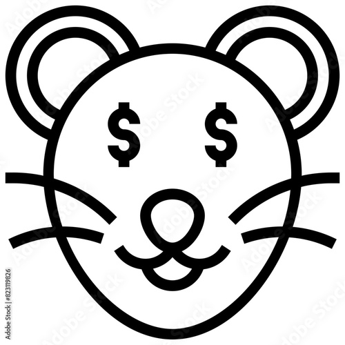 GREEDY,feelings,Mouse,rat,emotion,animal.svg