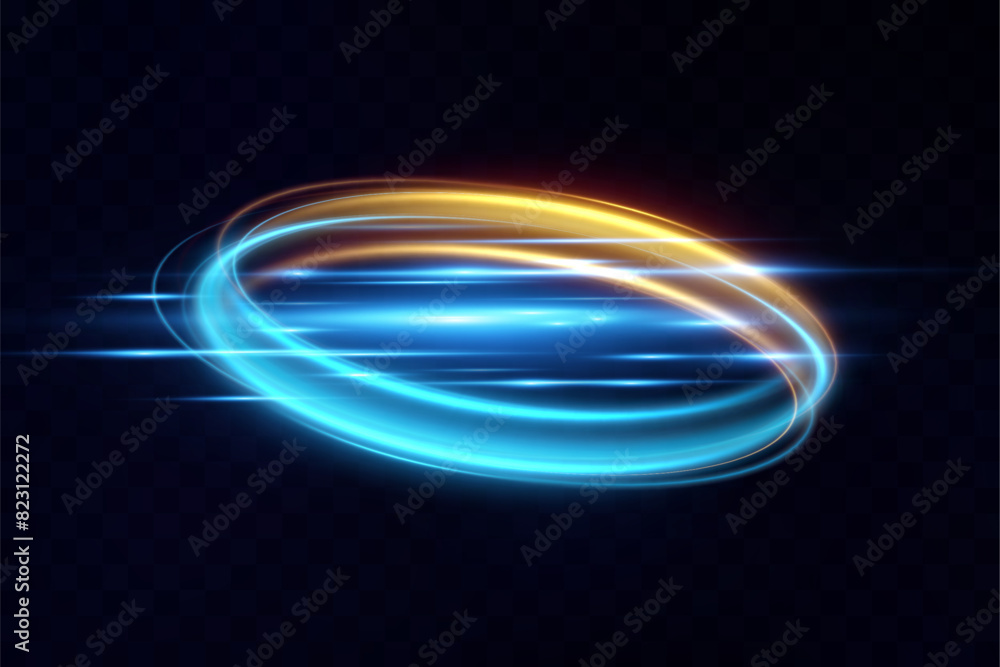 Blue neon ring. Glowing circle. Glow effect. Round light frame. abstract light lines of movement and speedAbstract light lines of movement and speed. light blue ellipse. Blue neon ring. Glowing circle. Glow effect. Round light frame. abstract light lines of movement and speedAbstract light lines of movement and speed. light blue ellipse.