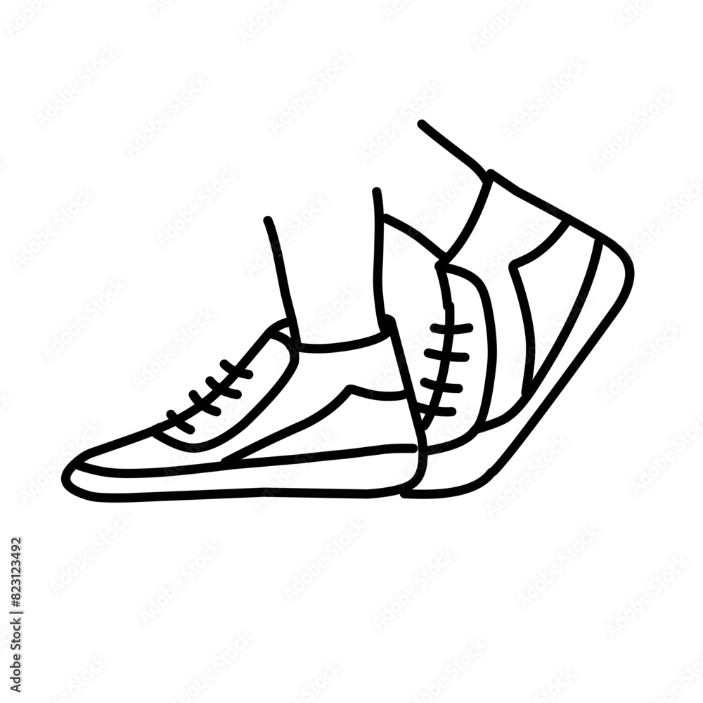 shoes sneaker outline drawing shoes sneaker outline drawing