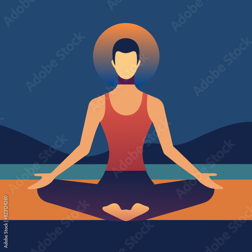 yoga on the beach logo icon