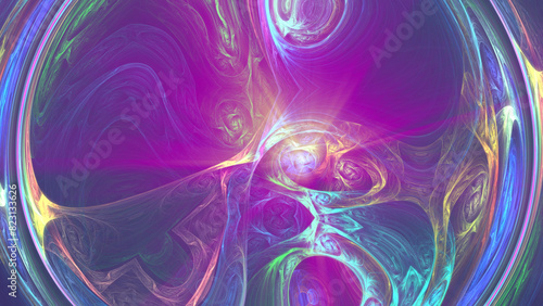background abstract color mosaic fractal illustration
