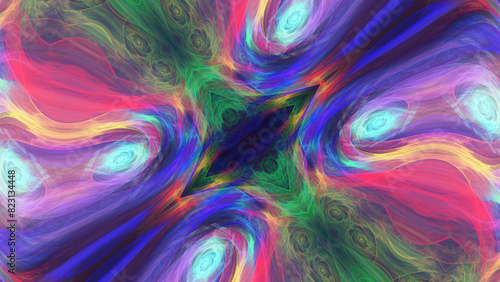 background abstract color mosaic fractal illustration