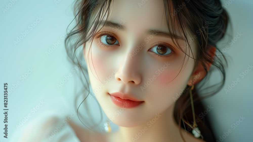 美しい かわいい 女性モデルのビューティーポートレート 美しい かわいい 女性モデルのビューティーポートレート