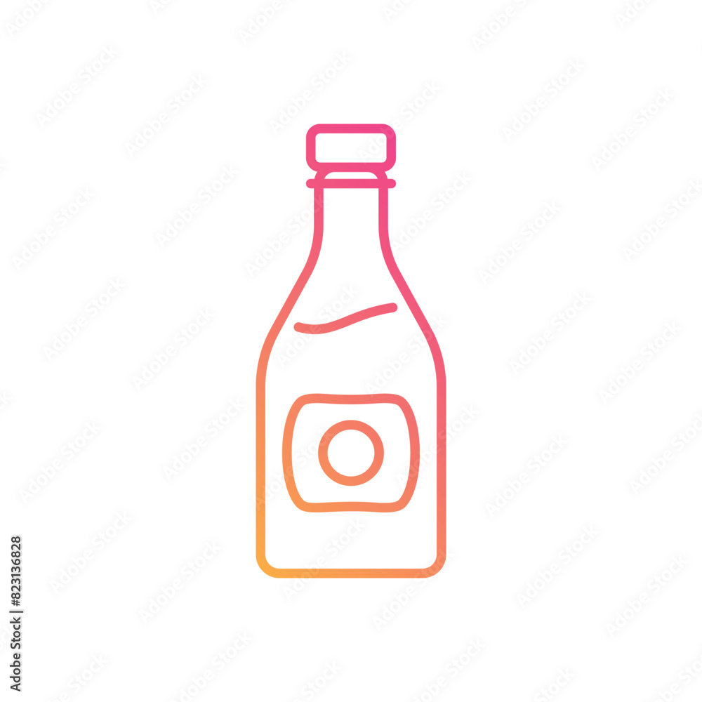 Ketchup vector icon Ketchup vector icon