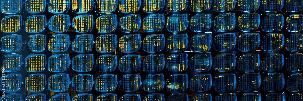 Fototapeta premium Abstract Cryptocurrency Network Pattern Background