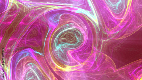 background abstract color mosaic fractal illustration