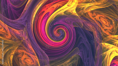 background abstract color mosaic fractal illustration