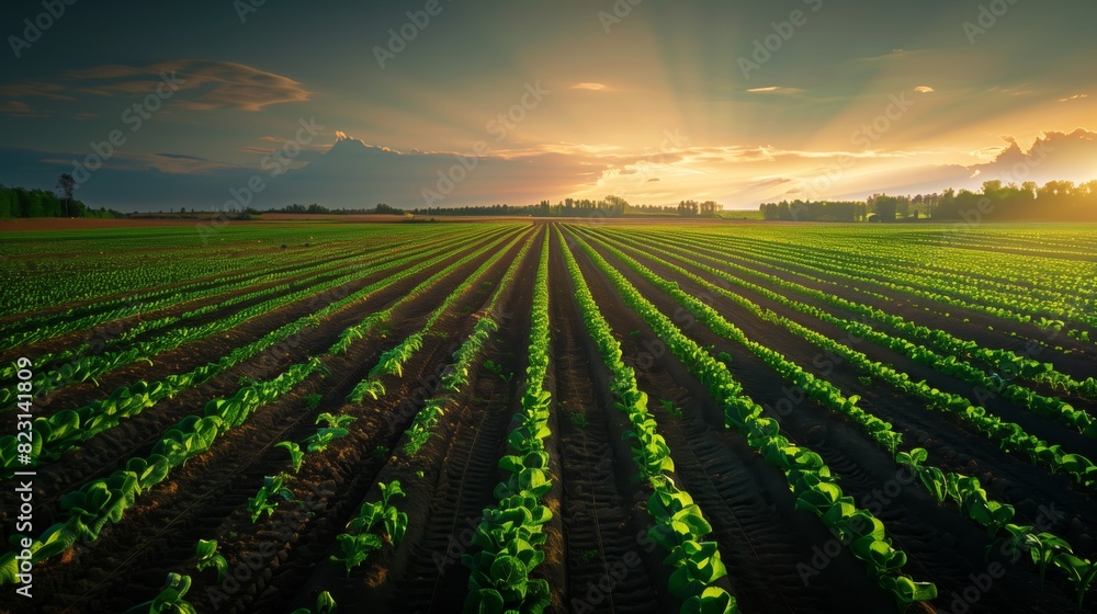 Land to be cultivated, row by row Land to be cultivated, row by row