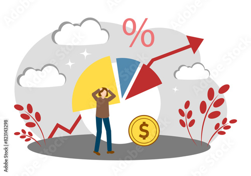 Inflation. The concept of income and business. Credit and investment profit