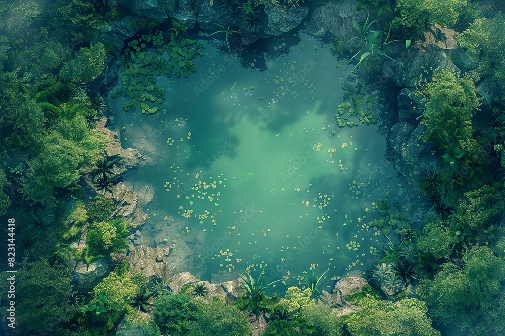 DnD Battlemap Elven Clearing Battlemap: Vibrant fantasy forest scene.
DnD Battlemap Elven Clearing Battlemap: Vibrant fantasy forest scene.