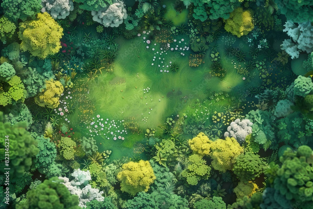 DnD Battlemap Enchanted Meadow Battlemap Summary: Colorful fantasy meadow illustration. DnD Battlemap Enchanted Meadow Battlemap Summary: Colorful fantasy meadow illustration.