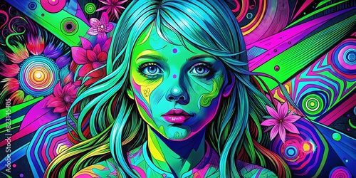 abstract young generation backgrounds wallpaper neon colors surreal elements futuristic © Mr. Washington