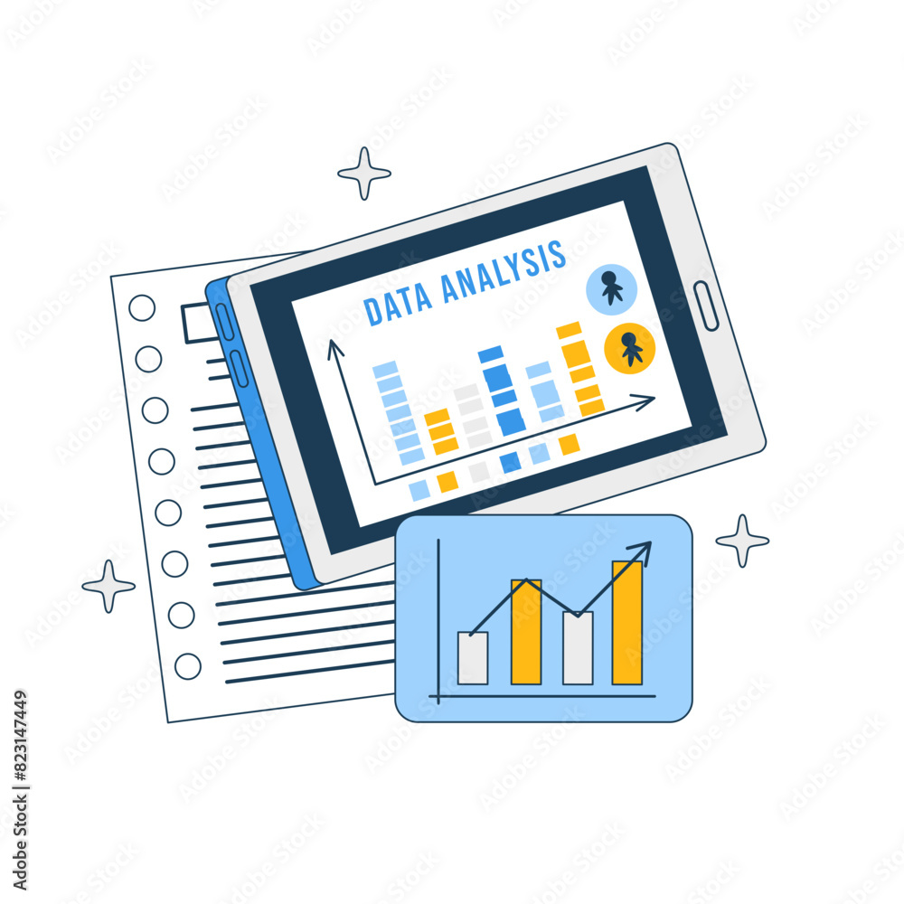 Data Analysis illustration Data Analysis illustration