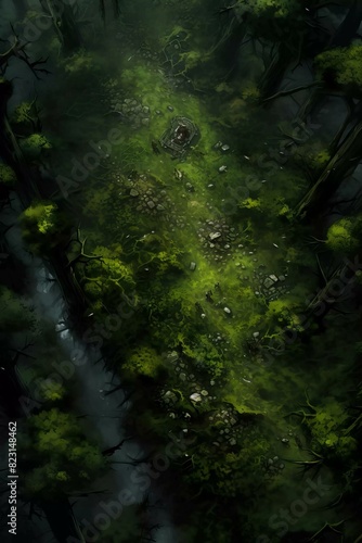 DnD Battlemap Forest of the Ethereal Echoes - Nature Scene.