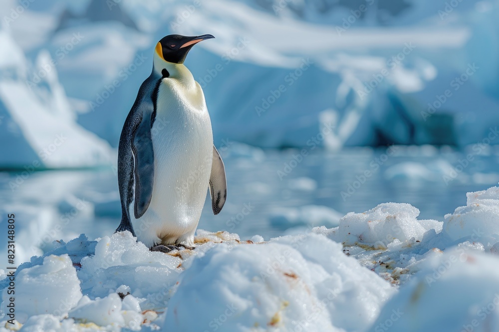 Obraz premium The Emperor Penguins of Antarctica