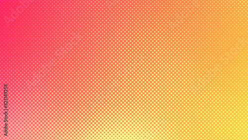 Colorful halftone background with dots