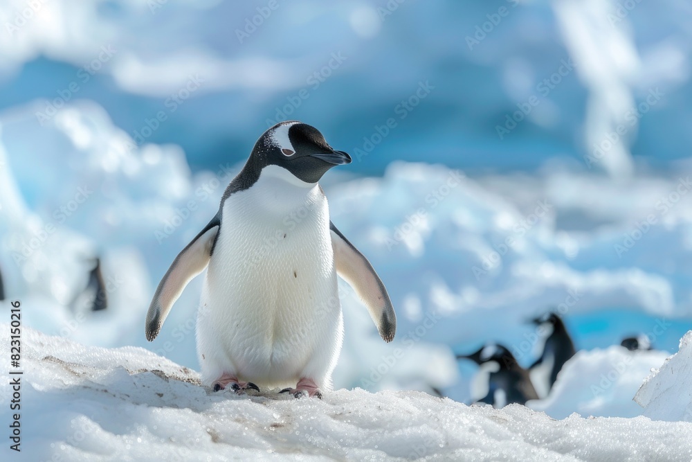 Obraz premium The Emperor Penguins of Antarctica