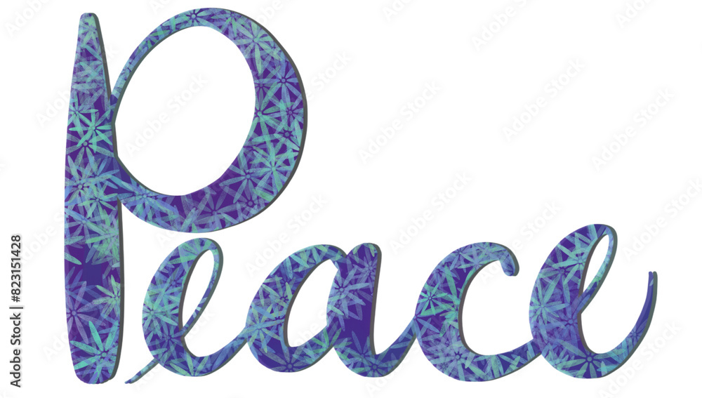 peace handwritting font design peace handwritting font design