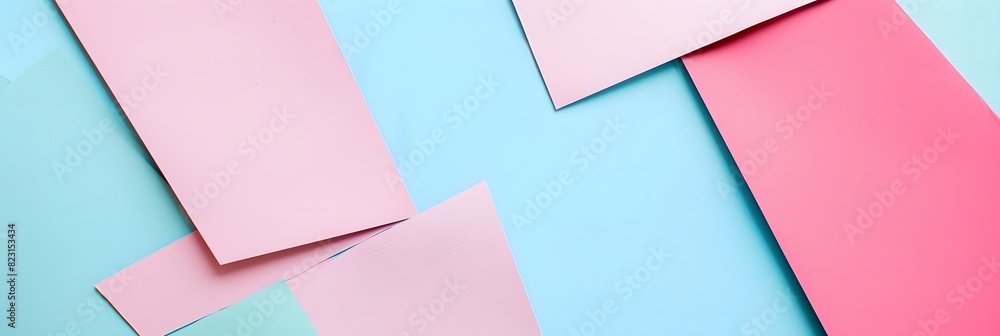 Colorful Pastel Background with Geometric Shapes Colorful Pastel Background with Geometric Shapes