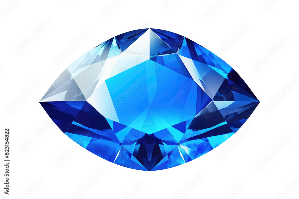 The Enigmatic Elegance of a Blue Diamond on Transparent PNG Background. The Enigmatic Elegance of a Blue Diamond on Transparent PNG Background.