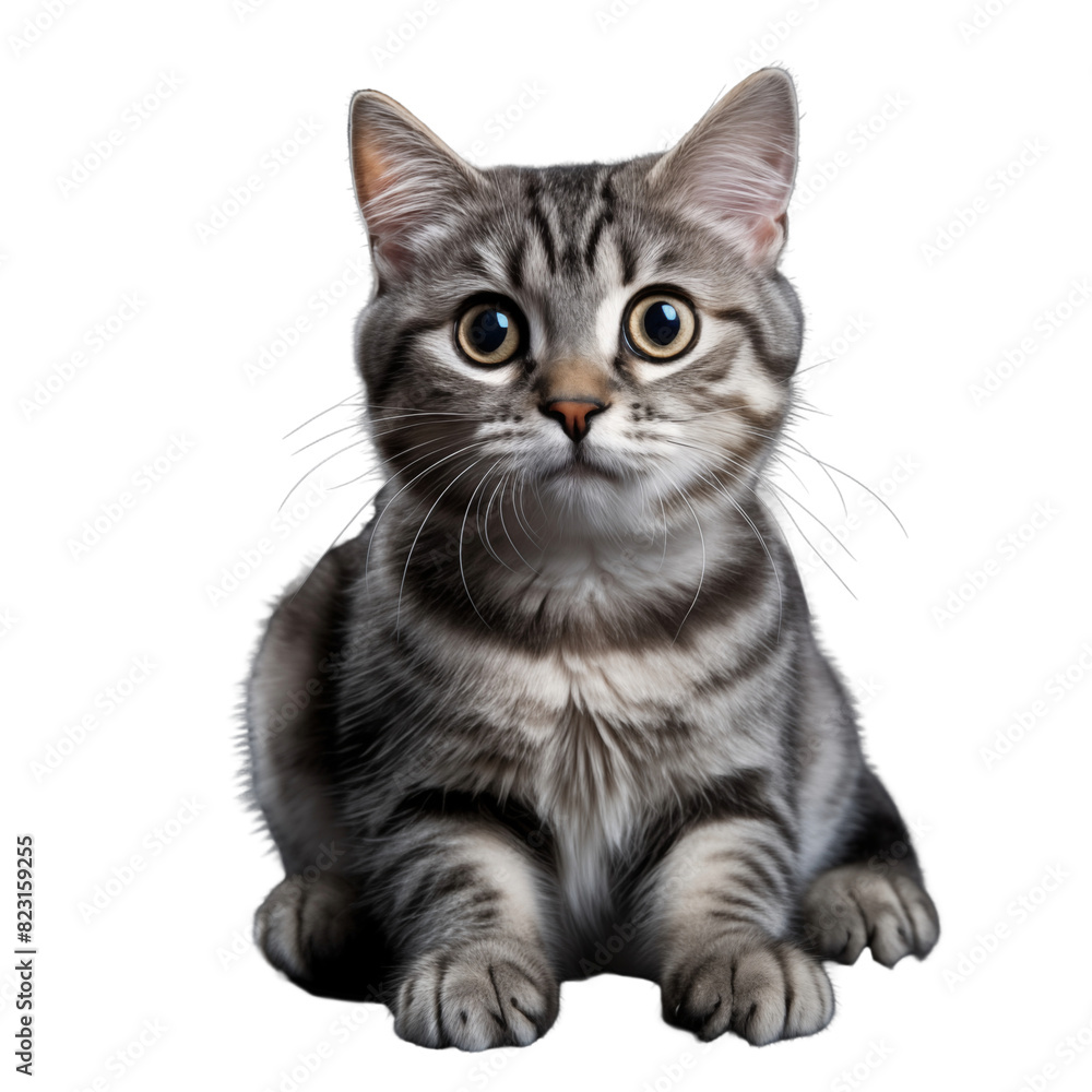 Cute playful and adorable cat background cutout, PNG file Cute playful and adorable cat background cutout, PNG file