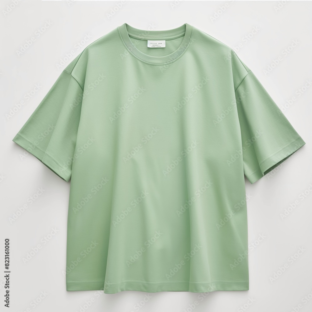 Oversized Tshirt Mockup in Sage Green pastel on white isolated background, front view Tshirt Mock Up Oversized Tshirt Mockup in Sage Green pastel on white isolated background, front view Tshirt Mock Up