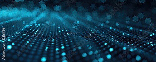 Blue Digital Technology Abstract Background © evening_tao