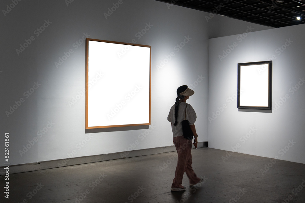 blank frame in gallery blank frame in gallery
