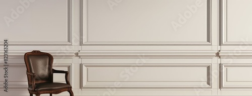 Elegant Vintage Chair in Classic Interior Decor