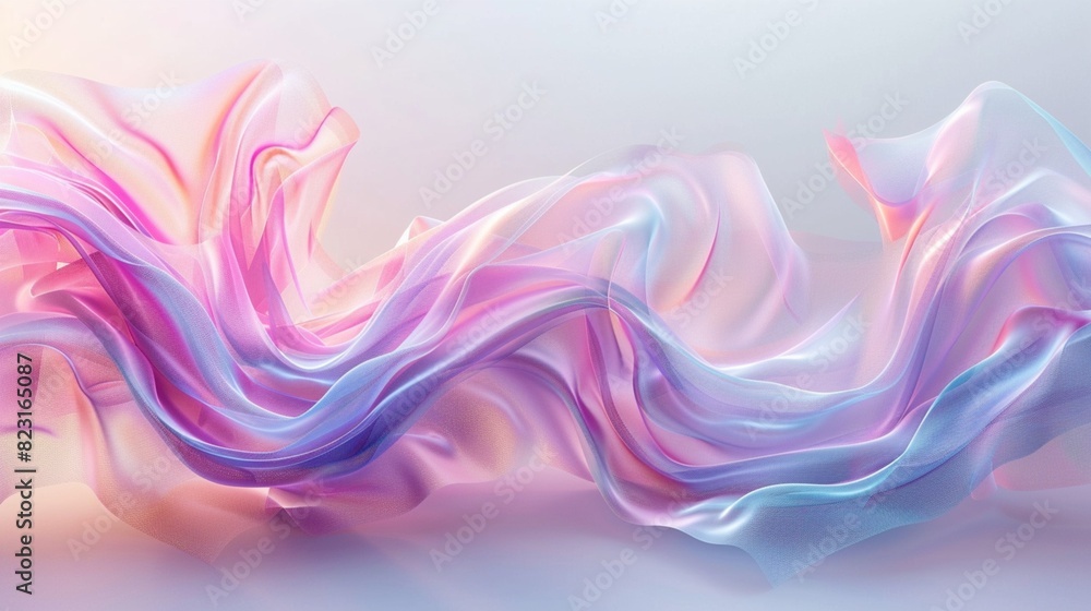 Soft Flowing Pastel Fabric Abstract Soft Flowing Pastel Fabric Abstract