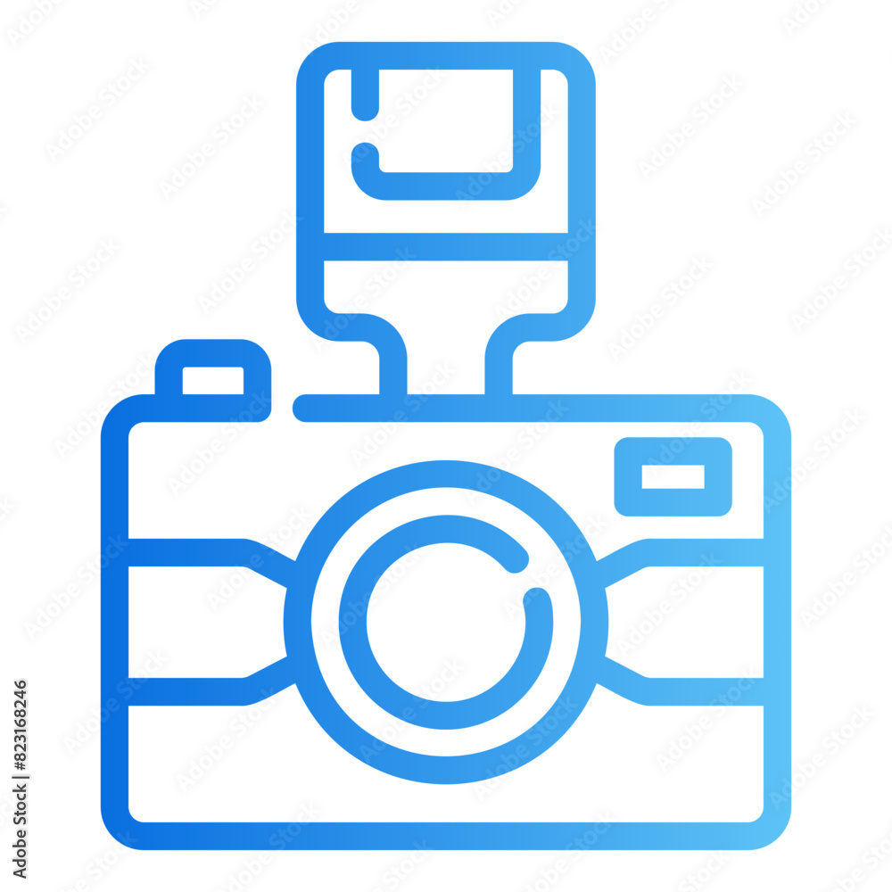 digital camera gradient icon